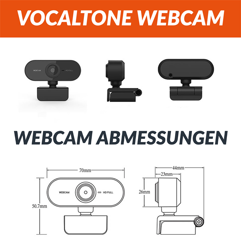 Vocaltone Webcam Maße