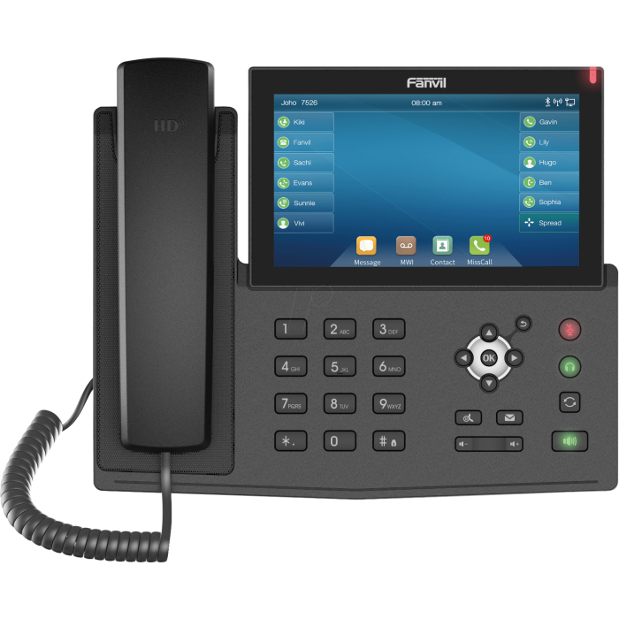 Fanvil X7 Touch Screen Enterprise SIP Telefon schwarz
