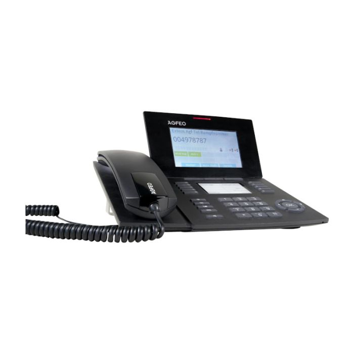 AGFEO ST56 SENSORfon Systemtelefon schwarz