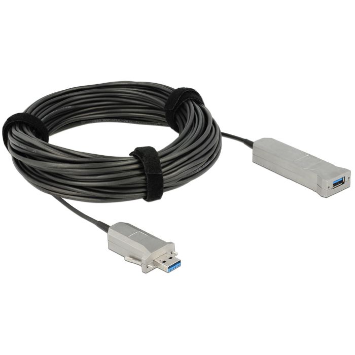 Delock Aktives Optisches Kabel USB 3.0-A Stecker > USB 3.0-A Buchse 20 m