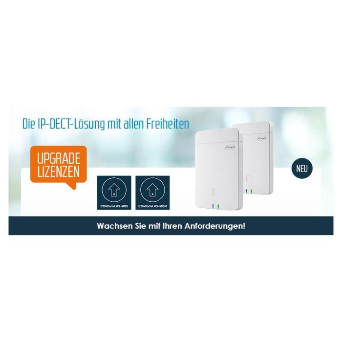 Auerswald Upgrade-Lizenz - für COMfortel WS-500M -bis zu 800 DECT-Nutzer und 240 VoIP-Kanäle