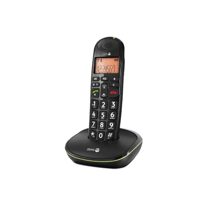 Doro PhoneEasy 100w schwarz, schnurloses DECT-Telefon