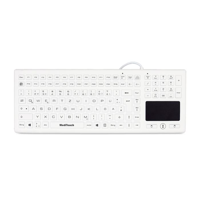 Baaske Medical MediTouch BLT03 GER - Tastatur für medizinische Bereiche - desinfizierbar
