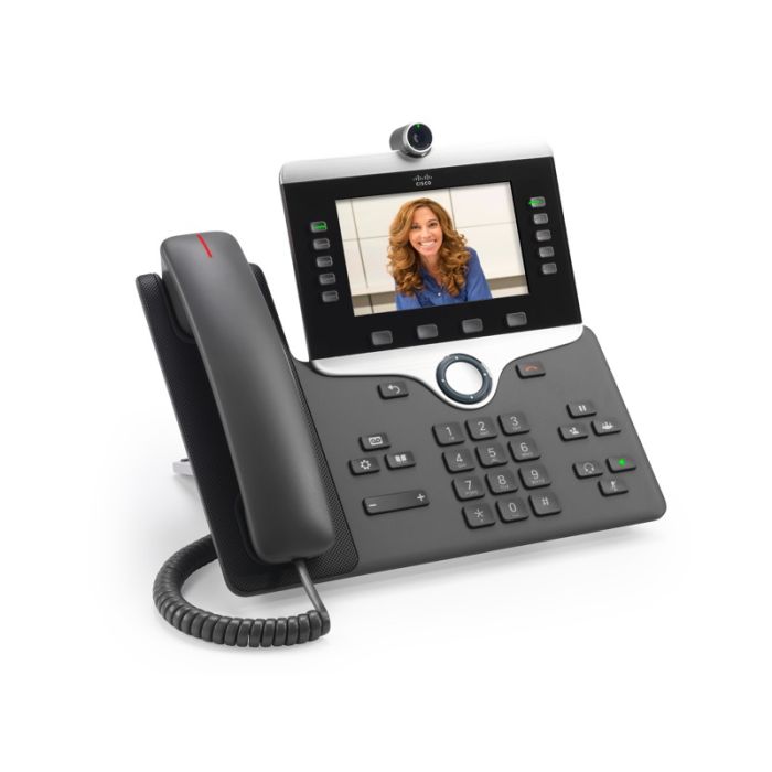 
1

22

Cisco IP Phone 8865 - IP-Videotelefon - mit Digitalkamera, Bluetooth-Schnittstelle - IEEE 802.11a/b/g/n/ac (Wi-Fi)
