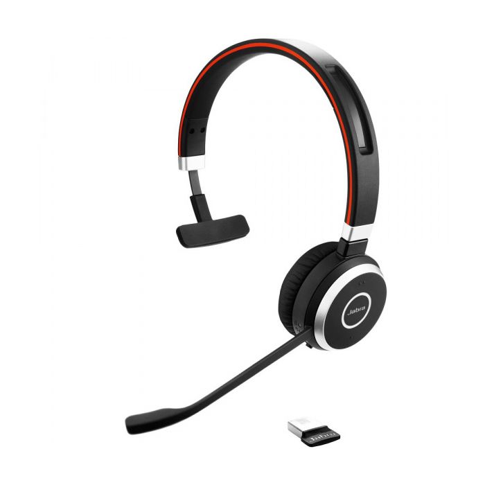 Jabra Evolve 65 SE UC Mono Bluetooth Headset inklusive Link 380a