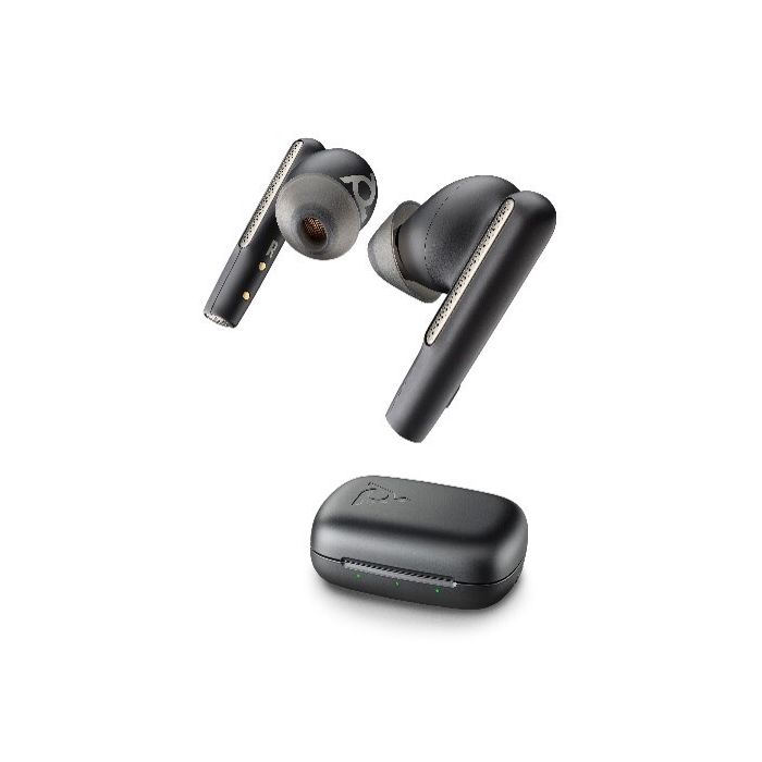 Poly Voyager Free 60 UC USB-A Bluetooth Headset, Basic-Ladecase, schwarz