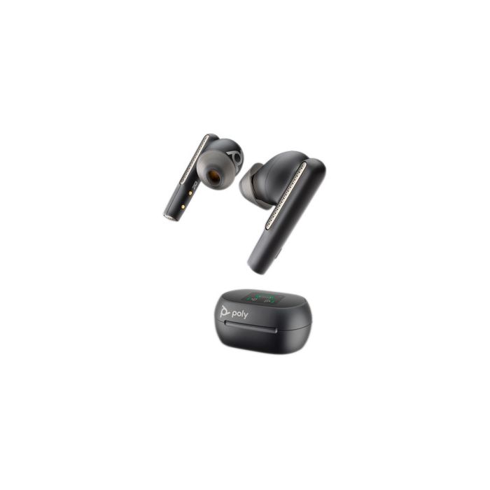Poly Voyager Free 60+ UC Teams USB-C Bluetooth Headset , schwarz