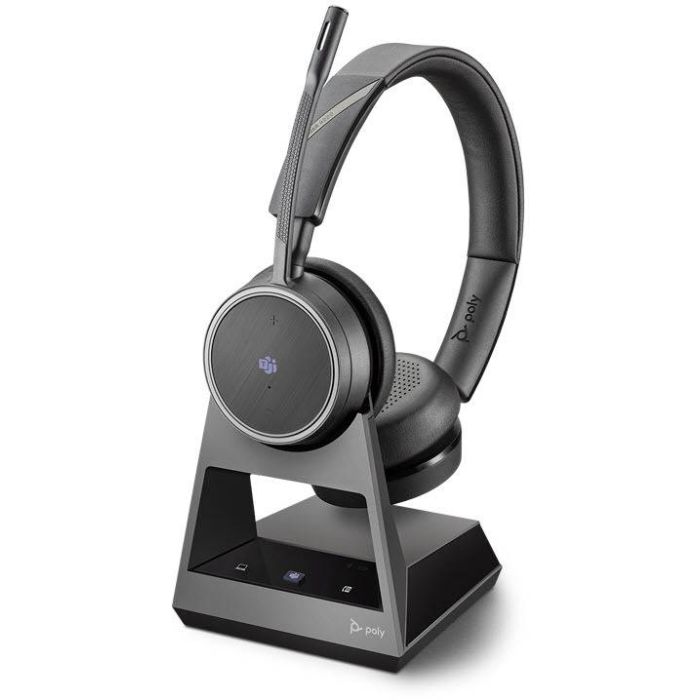 Poly Voyager 4220 Office 2-way Base  Bluetooth Headset USB-C Teams