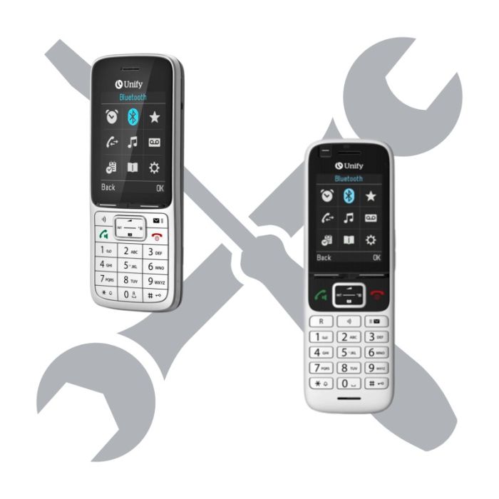 ATOS Unify SL6 und ATOS Unify S6 schnurlos Telefon Reparatur 