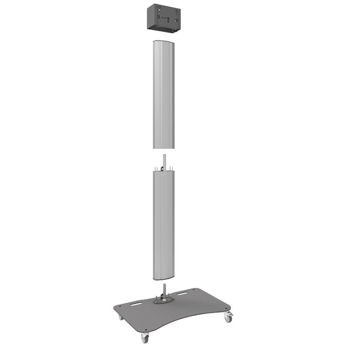 SMARTMETALS Teilbarer Trolley für Flachbildschirm bis 90 Zoll