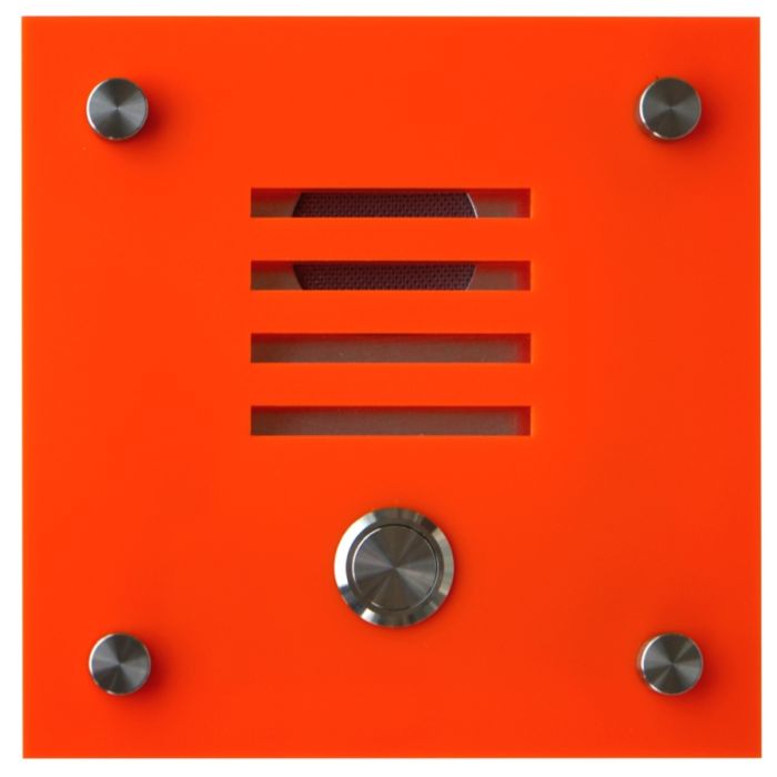L-TEK Türstation Technik 1 Signal orange für Fritzbox, Speedport - a/b Port - Orange