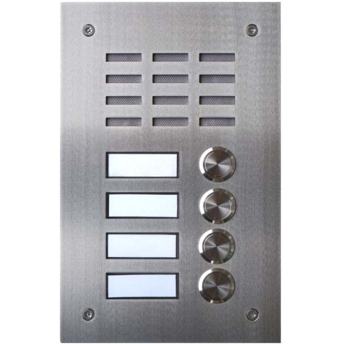 L-TEK Türstation Technik 4 Edelstahl für Fritzbox, Speedport - a/b Port
