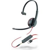 Plantronics Headset Blackwire C3215 monaural USB und 3,5 mm Klinkenstecker