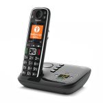 Gigaset E720A schwarz, schnurloses Dect Telefon mit Anrufbeantworter