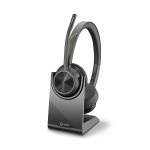 Poly BT Headset Voyager 4320 UC Stereo USB-A Teams mit Stand