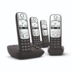Gigaset A690A Quattro Schnurlostelefon, schwarz