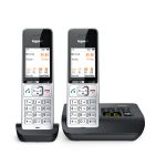 Gigaset Comfort 500A duo silver-black - Analog-Telefon - Anrufbeantworter