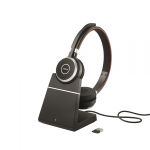 Jabra Evolve 65 SE UC Stereo Bluetooth Headset inkl. Link 380a und Ladestation