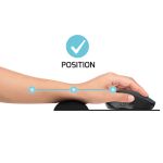 Port Designs ergonomisches Gel-Mauspad
