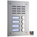 L-TEK Türstation Technik 4 Edelstahl für Fritzbox, Speedport - a/b Port
