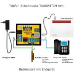 L-TEK Telefon-Schaltmodul TeleSWITCH mini