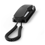 Gigaset DESK 200 schnurgebundenes analoges Telefon, schwarz