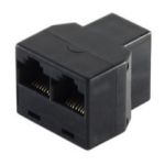 Adapter W-Kupplg RJ45(8/8) - 2 x W-Kupplg RJ45(8/8)