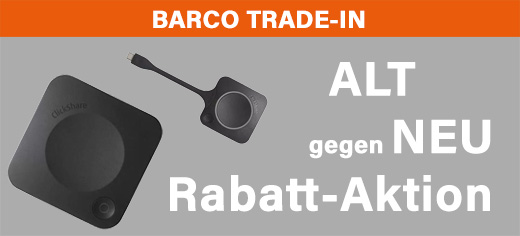 Barco trade-in Aktion
