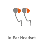 schnurgebundene Headsets In-Ear