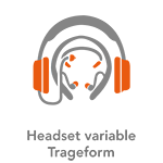 Bluetooth Headset mit verschiedenen Tragevarianten